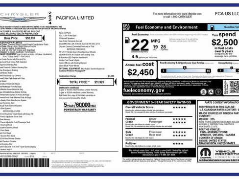 Used 2024 Chrysler Pacifica Limited image 4