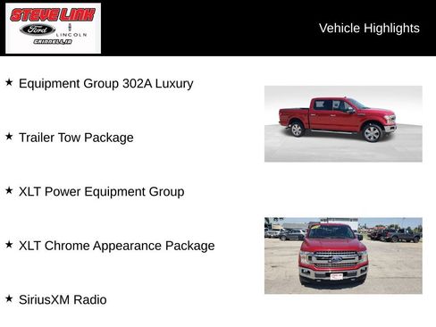 Used 2020 Ford F150 XLT w/ Equipment Group 302A Luxury AWD/4WD image 7