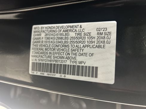 Certified 2023 Honda Pilot Elite image 36
