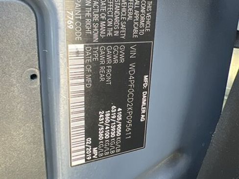 Used 2019 Mercedes-Benz Sprinter 144 image 7