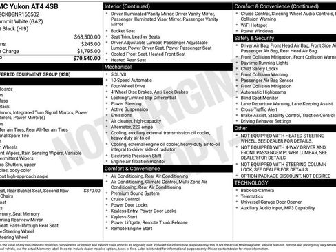 Used 2022 GMC Yukon AT4 AWD/4WD image 4