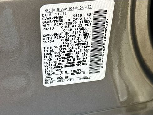 Used 2016 INFINITI QX70 AWD w/ Premium Package image 25
