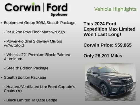 Certified 2024 Ford Expedition Max Limited image 7