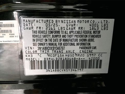 Certified 2025 Nissan Sentra SV w/ SV Premium Package image 32