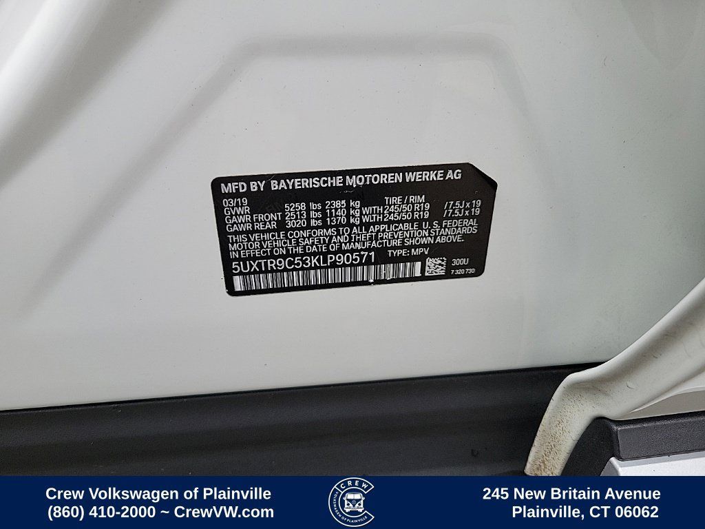 Used 2019 BMW X3 xDrive30i w/ Driving Assistance Package AWD/4WD image 37