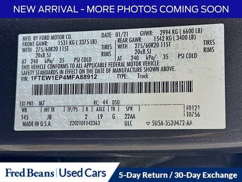 Used 2021 Ford F150 XL w/ STX Appearance Package AWD/4WD image 37