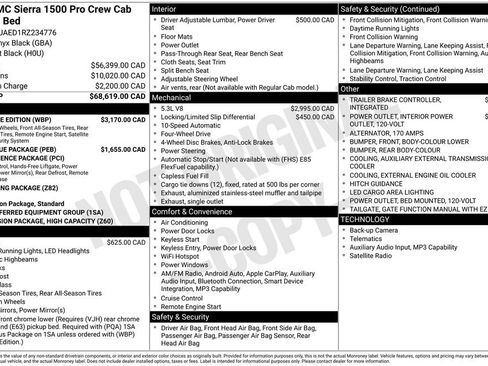Used 2024 GMC Sierra 1500 Pro w/ Graphite Edition AWD/4WD image 39