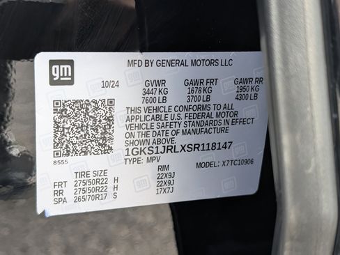 Used 2025 GMC Yukon XL Denali w/ Sun & Power Step Package RWD image 43