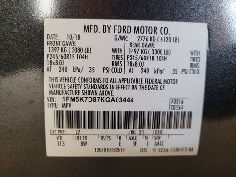 Used 2019 Ford Explorer XLT w/ Class III Trailer Tow Package FWD image 33