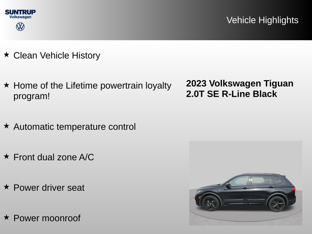 Used 2023 Volkswagen Tiguan SE R-Line FWD image 8