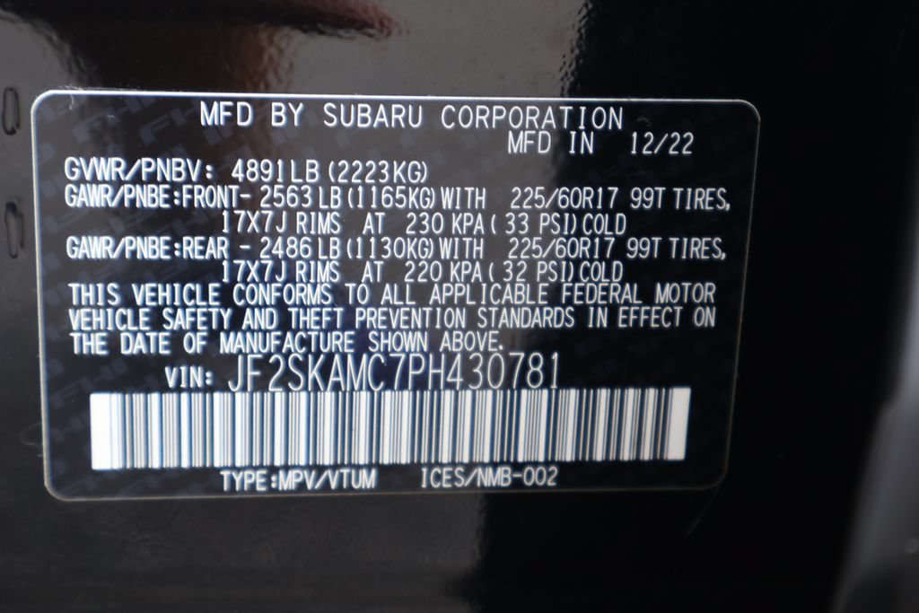 Certified 2023 Subaru Forester Wilderness AWD/4WD image 28