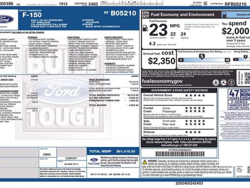 Used 2024 Ford F150 XLT w/ Equipment Group 302A MID AWD/4WD image 19