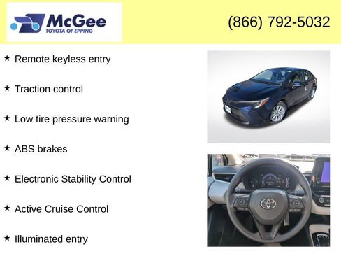 New 2026 Toyota Corolla LE w/ LE Premium Package image 4