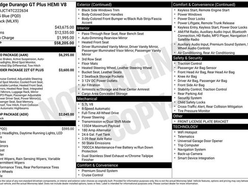 New 2026 Dodge Durango GT w/ Tow 'N Go Package image 4
