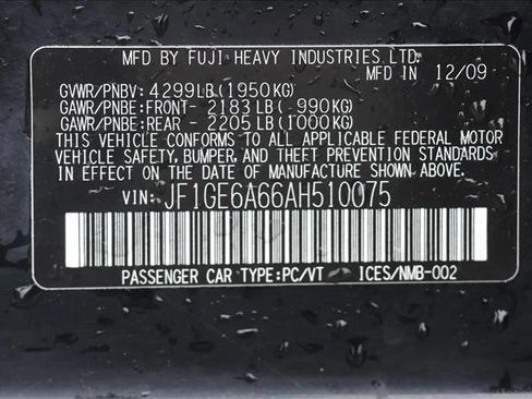 Used 2010 Subaru Impreza 2.5i AWD/4WD image 30