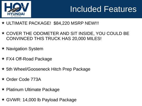 Used 2017 Ford F450 Platinum w/ Platinum Ultimate Package image 5