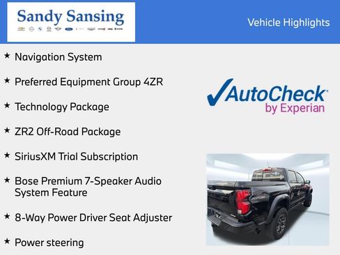 Used 2025 Chevrolet Colorado ZR2 w/ Technology Package AWD/4WD image 7
