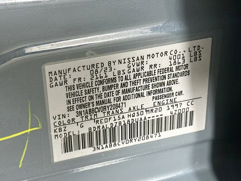 Used 2024 Nissan Sentra SV w/ All-Weather Package FWD image 12