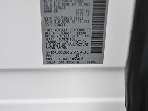 Used 2022 Nissan Pathfinder Platinum w/ Cargo Package image 36