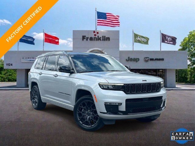 Certified 2023 Jeep Grand Cherokee L Summit w/ Advanced Protech Group IV AWD/4WD image 1