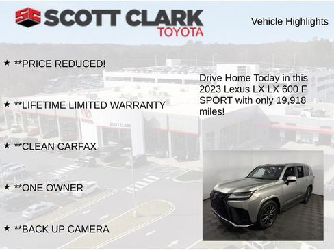 Used 2023 Lexus LX 600 F Sport image 12