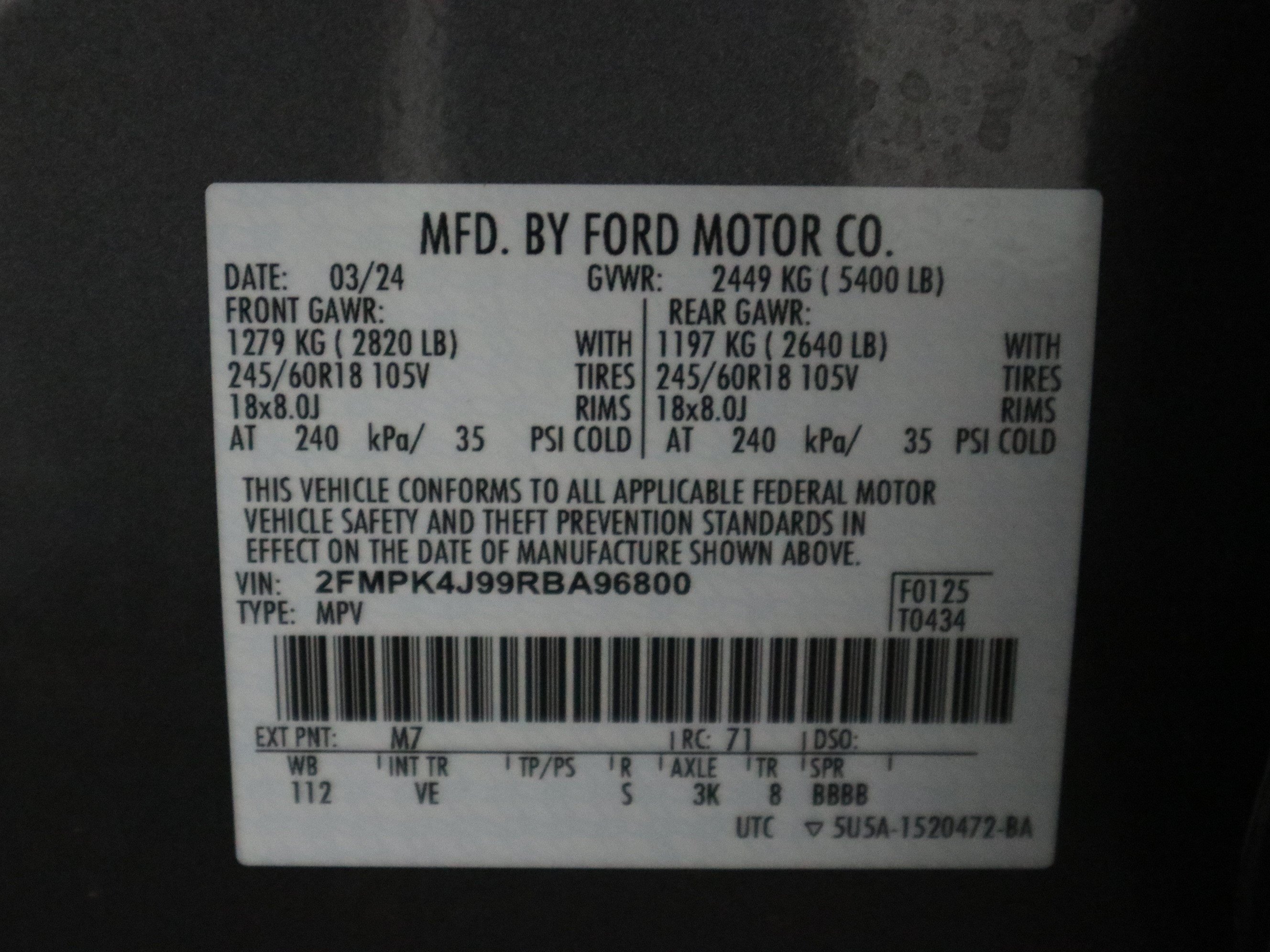 Used 2024 Ford Edge SEL AWD/4WD image 28