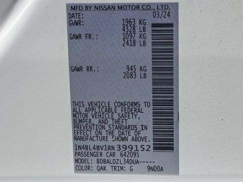 Used 2024 Nissan Altima 2.5 S FWD image 33