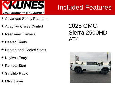 Used 2025 GMC Sierra 2500 AT4 w/ Technology Package image 3