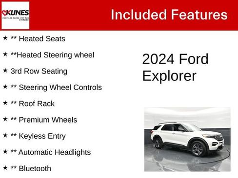 Used 2024 Ford Explorer XLT w/ XLT Sport Appearance Package AWD/4WD image 5