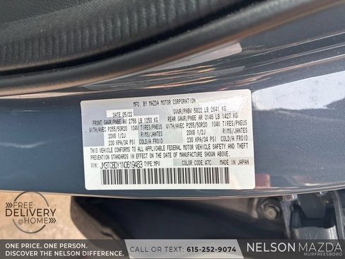 Certified 2022 MAZDA CX-9 Carbon Edition AWD/4WD image 30