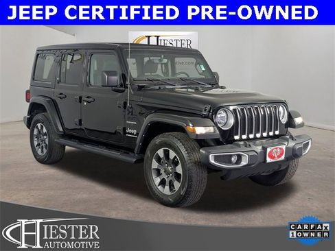 Certified 2023 Jeep Wrangler Sahara w/ Cold Weather Group image 1