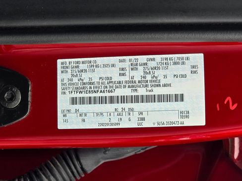 Used 2022 Ford F150 XLT w/ Equipment Group 302A High AWD/4WD image 28