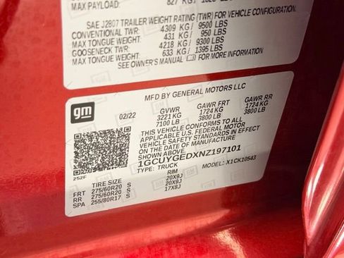 Certified 2022 Chevrolet Silverado 1500 LTZ w/ Safety Package II image 24