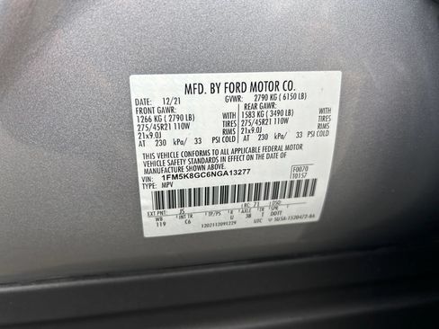 Used 2022 Ford Explorer ST w/ Equipment Group 401A AWD/4WD image 37