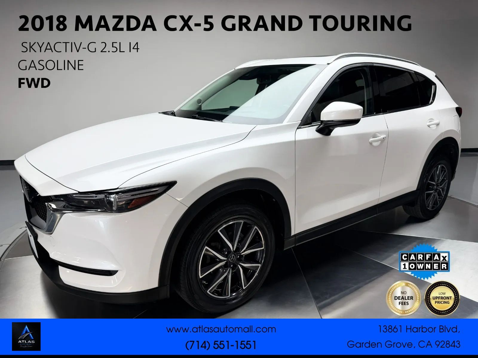 Used 2018 MAZDA CX-5 Grand Touring w/ Premium Package FWD image 1