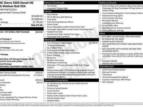 Used 2022 GMC Sierra 3500 Denali image 7