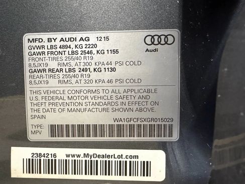 Used 2016 Audi Q3 2.0T Prestige w/ Prestige Package AWD/4WD image 21