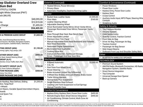 Used 2020 Jeep Gladiator Overland image 35