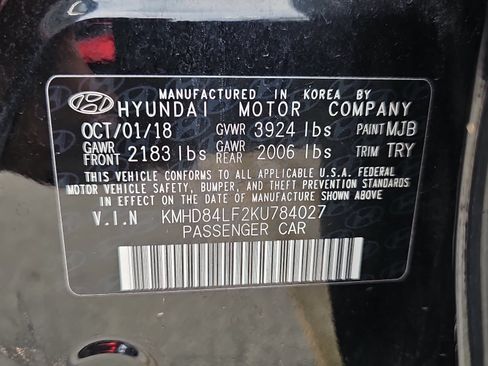 Used 2019 Hyundai Elantra Limited w/ Cargo Package FWD image 27