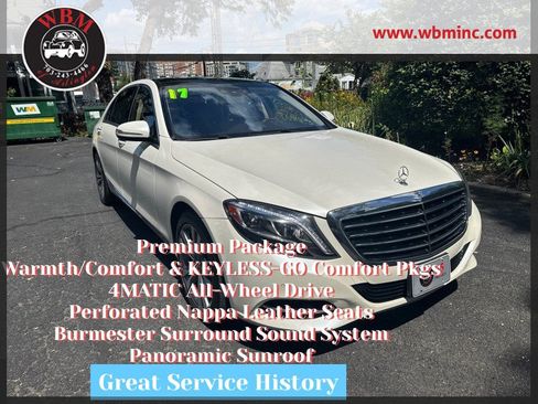 Used 2017 Mercedes-Benz S 550 4MATIC Sedan image 1