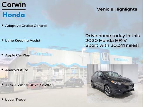Used 2020 Honda HR-V Sport image 6