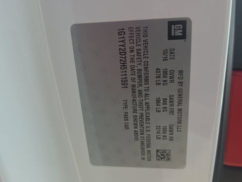 Used 2017 Chevrolet Corvette Grand Sport image 14