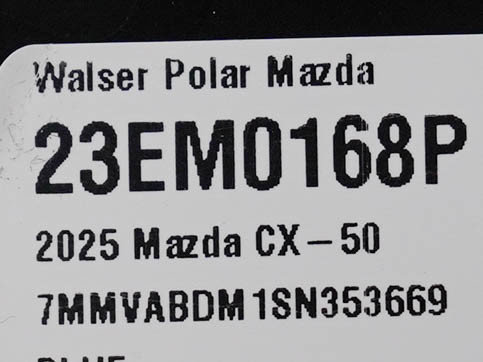 Used 2025 MAZDA CX-50 AWD 2.5 S w/ Cargo Package image 30