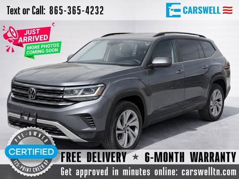 Used 2021 Volkswagen Atlas SE image 1