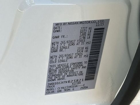 New 2026 Nissan Frontier SV w/ SV Convenience Package image 20