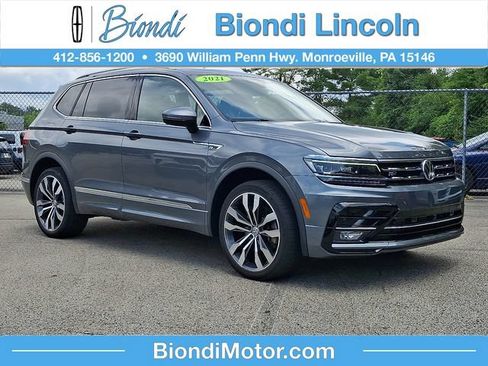 Used 2021 Volkswagen Tiguan SEL Premium R-Line w/ 3rd Row Seat Package AWD/4WD image 1
