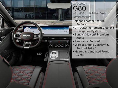 New 2026 Genesis G80 3.5T Sport Prestige image 17