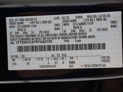 Used 2023 Ford F150 Lariat w/ Equipment Group 502A High RWD image 35