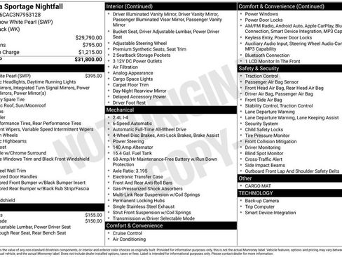 Used 2022 Kia Sportage Nightfall Edition image 6