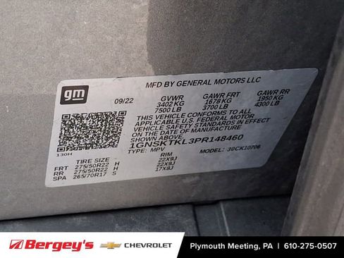 Certified 2023 Chevrolet Tahoe High Country AWD/4WD image 32
